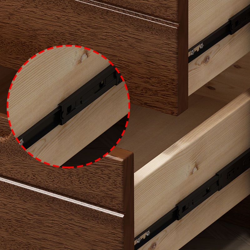 Modern Dresser vaste houten opbergkast dressoir 26,77-inch hoogte