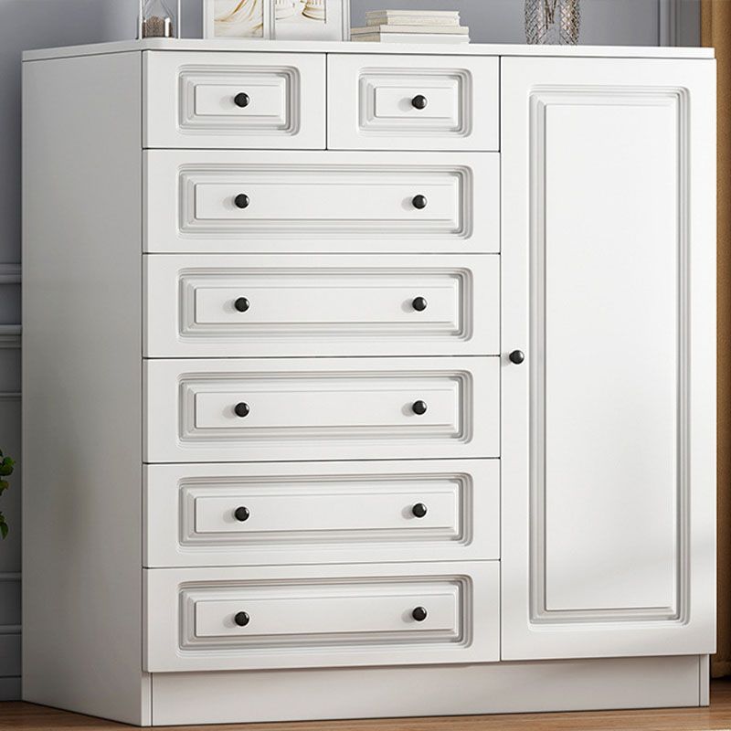 Commode de rangement contemporaine en bois manufacturé de 14,82 pouces de largeur