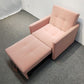 Recessed Arms Futon Sofa Bed Pillow Included Cushion Back Sleeper Sofa