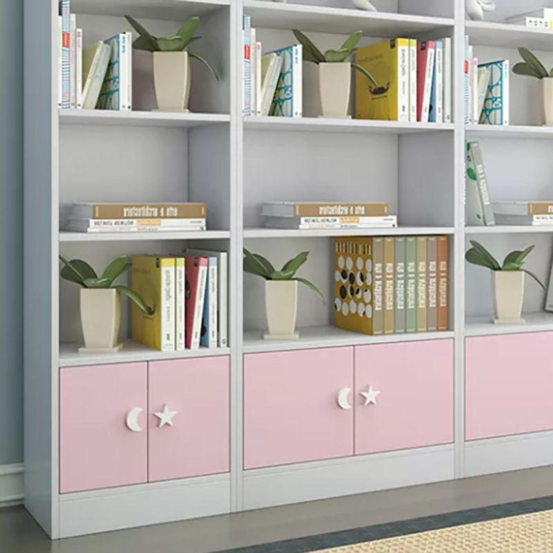 Contemporary Standard Bookshelf Wooden Closed Back Bookcase with Rectangular Shelves Clearhalo 'Bookcases' 'furn' 'furn_bookcases' 'Furniture' 'Office Furniture' 1200x1200_79999bf8-7e3e-45bb-8341-bffed548d5f8