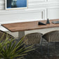 Rectangle Wood Color Dining Table Pine Solid Wood Table Luxury with Double Pedestal Clearhalo ' dining_table' 'Dining Tables & Seating' 'Dining Tables' 'furn' 'furn_dining_table' 'Furniture' 'furniture_dining_table' 'Kitchen & Dining Furniture' 'kitchen&dining_furn' 'kitchen' 'kitchen_dining_table' 1200x1200_799a3c46-5eb5-40b1-bafd-878affefeb38