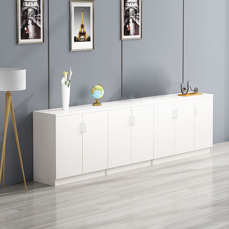 Modern File Cabinet White Wooden Frame Storage Lateral File Cabinet Clearhalo 'Filing Cabinets' 'filling_cabinets' 'furn' 'furn_filling_cabinets' 'Furniture' 'Office Furniture' 1200x1200_799c737c-0fa9-4d71-b133-7e1348b7460f