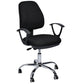 Contemporary Arm Chair Adjustable Seat Height Fixed Arms Black Office Chair Clearhalo 'furn' 'furn_office_chair' 'Furniture' 'Office Chairs' 'Office Furniture' 'office_chair' 1200x1200_799e0d07-0185-4ff5-8870-0886ab7c2b49