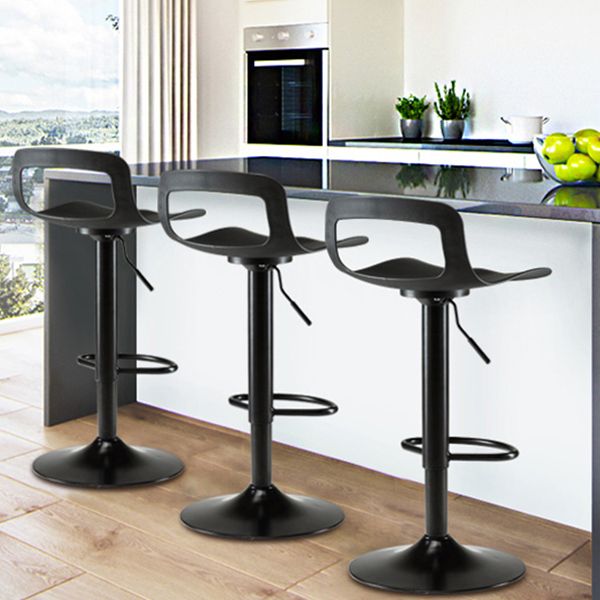 Industrial Style Bar-stool PP Seat with Swivel for Kitchen Bar Clearhalo 'Bar Furniture' 'Bar Stools' 'bar_stools' 'furn' 'furn_bar_stools' 'furniture_bar_stools' 'Kitchen & Dining Furniture' 'kitchen&dining_furn' 'kitchen' 'kitchen_furn' Furniture' 1200x1200_799ed730-6567-45e8-b3b7-19e78ccf0496