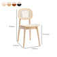 Open Back Side Chair Wood Industrial Style Dining Room Chair
