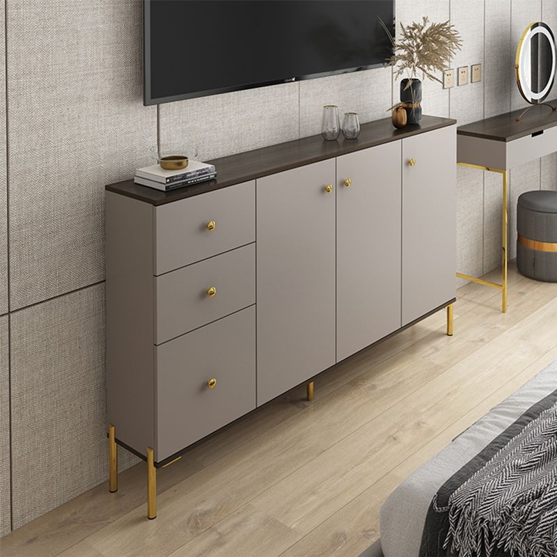 Glam Manufactured Wood TV Stand Bedroom TV Cabinet with 3 Drawers Clearhalo 'furn' 'furn_tv_stands_entertainment_centers' 'Furniture' 'Living Room Furniture' 'TV Stands & Entertainment Centers' 'TV Stands & Media Storage Furniture' 'tv_stands_entertainment_centers' 1200x1200_799f0294-14f2-4949-be3d-13d68507b192