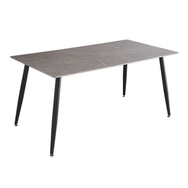 Industrial Standard Sintered Stone Top Dining Table Rectangle Dining Table for Kitchen Clearhalo ' dining_table' 'Dining Tables & Seating' 'Dining Tables' 'furn' 'furn_dining_table' 'Furniture' 'furniture_dining_table' 'Kitchen & Dining Furniture' 'kitchen&dining_furn' 'kitchen' 'kitchen_dining_table' 1200x1200_79a028ac-ac6e-49ff-8d72-d8d8d86cf3a4
