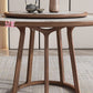 Round Dining Table Modern Wood Pedestal Base Dining Table for Kitchen