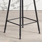 Contemporary Counter Bar Stool Backrest Velvet Bar Stool with Footrest, Iron Base Clearhalo 'Bar Furniture' 'Bar Stools' 'bar_stools' 'furn' 'furn_bar_stools' 'furniture_bar_stools' 'Kitchen & Dining Furniture' 'kitchen&dining_furn' 'kitchen' 'kitchen_furn' Furniture' 1200x1200_79a3b285-4a80-4557-ab26-28c7615cd247