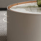 Modern Drum Base Solid Leather Round Table Coffee Table with Storage Clearhalo 'Coffee & Accent Tables' 'Coffee Tables' 'coffee_tables' 'furn' 'furn_coffee_tables' 'Furniture' 'Living Room Furniture' 1200x1200_79a4391f-605a-467d-a3c3-c926bb5b14a3