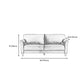 Contemporary Pillow Back Sofa 31"H Flared Arm Couch for Apartment Clearhalo 'furn' 'furn_sofas' 'Furniture' 'furniture_sofas' 'Living Room Furniture' 'Sofa' 'sofas' 1200x1200_79a662ee-581d-4d4a-90a4-8e3cfb15031a