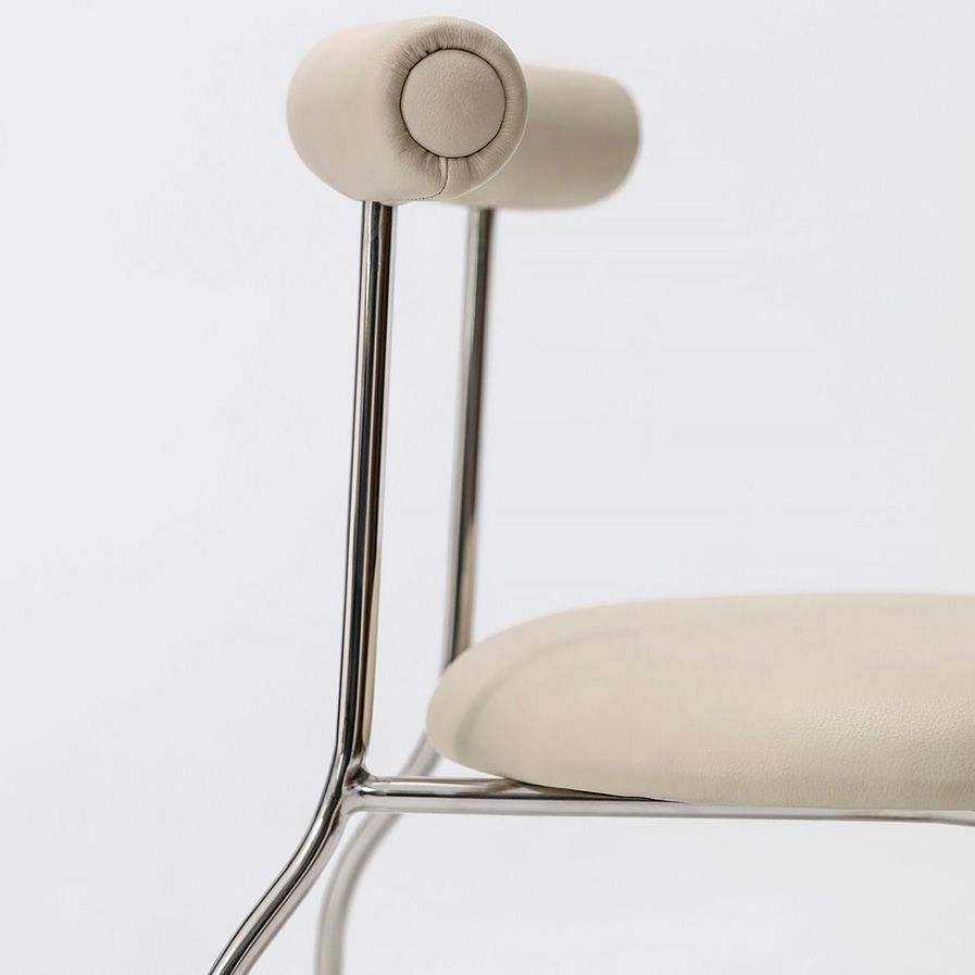 PU Leather Side Chair Modern Style Open Back Stackable Dining Side Chair Clearhalo 'Dining Chairs' 'Dining Tables & Seating' 'dining_chair' 'furn' 'furn_dining_chair' 'Furniture' 'furniture_dining_chair' 'Kitchen & Dining Furniture' 1200x1200_79a7a253-03ef-4d88-a3e9-1f4c27c76d9d