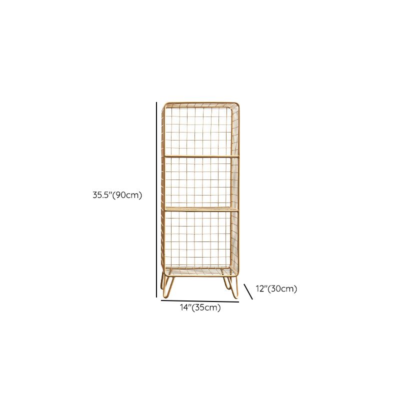 ベッドルーム用のメタルベッドナイトスタンドオープンストレージベッドサイドキャビネット