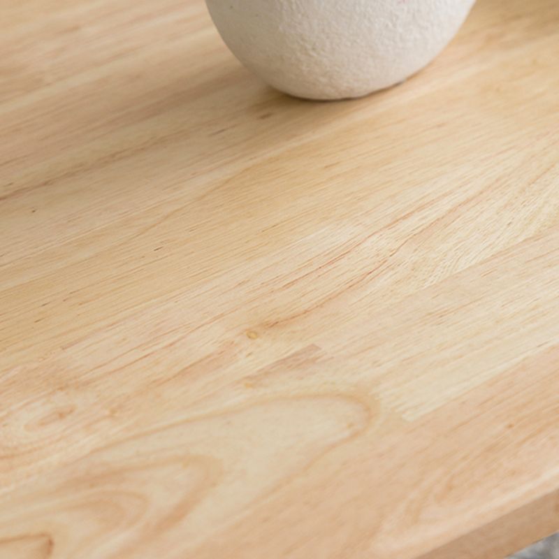 Moderne stijl 4 poten Basis Solid Color Round/Square houten salontafel voor appartement