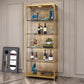 Luxury Floor Wine Bottle Rack Metal Bottle Holder for Living Room