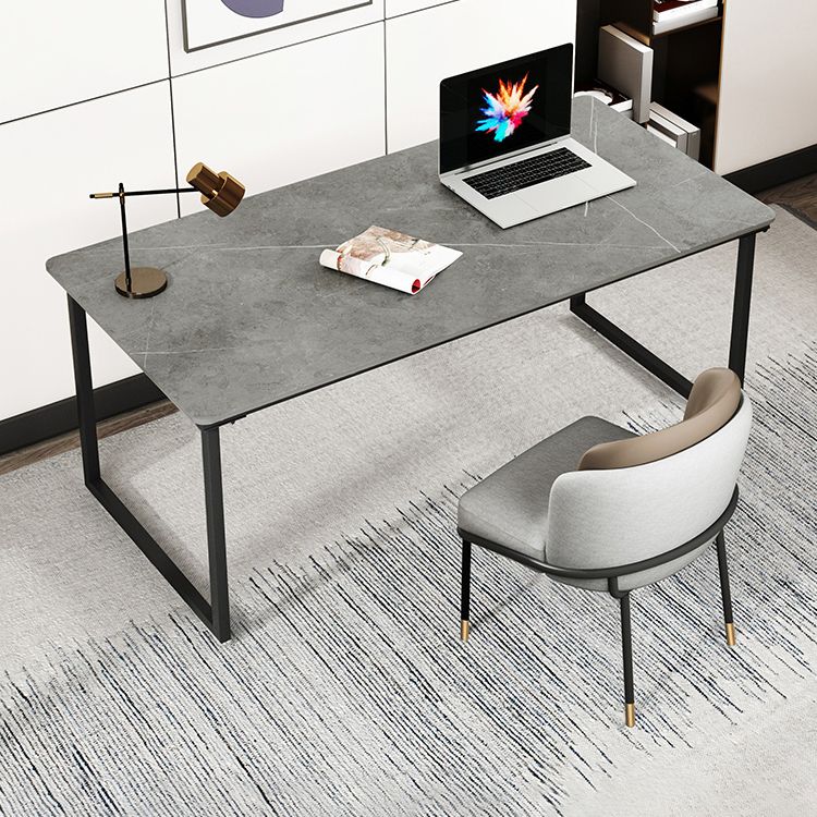 Industrial Rectangular Office Desk Antique Finish Computer Desk Clearhalo 'furn' 'furn_office_desk' 'Furniture' 'Office Desks' 'Office Furniture' 'office_desk' 1200x1200_79b3e1cd-9f74-45f7-8407-361db369e3e3