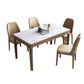 Rectangle Shape Mid-Century Dining Table Fixed Table with Marble Clearhalo ' dining_table' 'Dining Tables & Seating' 'Dining Tables' 'furn' 'furn_dining_table' 'Furniture' 'furniture_dining_table' 'Kitchen & Dining Furniture' 'kitchen&dining_furn' 'kitchen' 'kitchen_dining_table' 1200x1200_79b52e45-d324-434a-9a28-71c8a5589d72