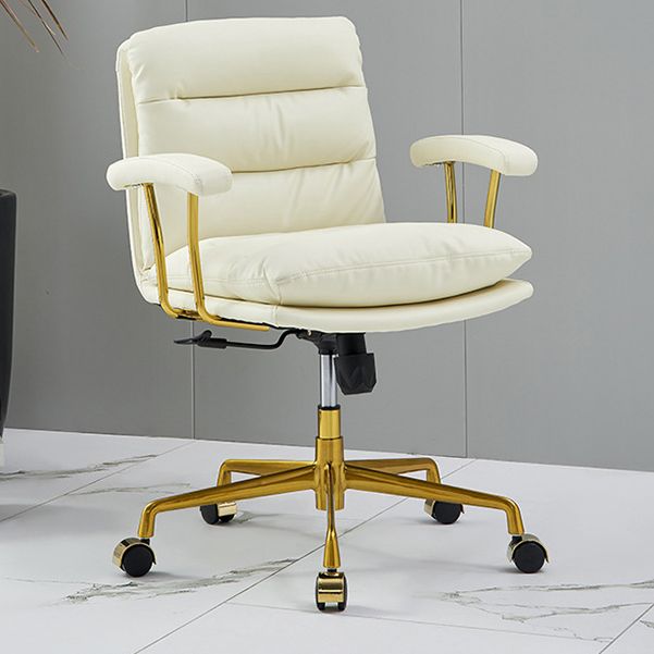 Contemporary Arm Chair Upholstered Adjustable Seat Height Office Chair Clearhalo 'furn' 'furn_office_chair' 'Furniture' 'Office Chairs' 'Office Furniture' 'office_chair' 1200x1200_79b56969-a781-4a93-9196-0c46e1be0d15