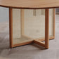 Modern Dining Table Solid Wood Top Dining Table with Double Rattan Base for Living Room Clearhalo 'Dining Tables & Seating' 'Dining Tables' 'dining_table' 'furn' 'furn_dining_table' 'Furniture' 'furniture_dining_table' 'Kitchen & Dining Furniture' 1200x1200_79b6865c-41e5-48c4-ba38-7926e631a2e4