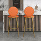 Glam Counter Bar Stool Backrest Leather Bar Stool with Footrest, Iron Base Clearhalo 'Bar Furniture' 'Bar Stools' 'bar_stools' 'furn' 'furn_bar_stools' 'furniture_bar_stools' 'Kitchen & Dining Furniture' 'kitchen&dining_furn' 'kitchen' 'kitchen_furn' Furniture' 1200x1200_79b7637c-9f5e-4f04-8368-28c1724e4abf