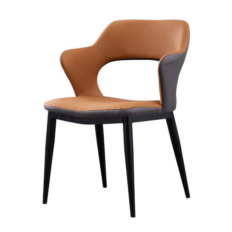Contemporary Dining Chair Upholstered Open Back Dining Side Chair for Home Clearhalo ' kitchen&dining_furn' 'Dining Chairs' 'Dining Tables & Seating' 'dining_chair' 'Furniture' 'furniture_dining_chair' 'Kitchen & Dining Furniture' 'kitchen' 1200x1200_79b7ab9a-96df-45d4-bb92-12cc5729f9a9