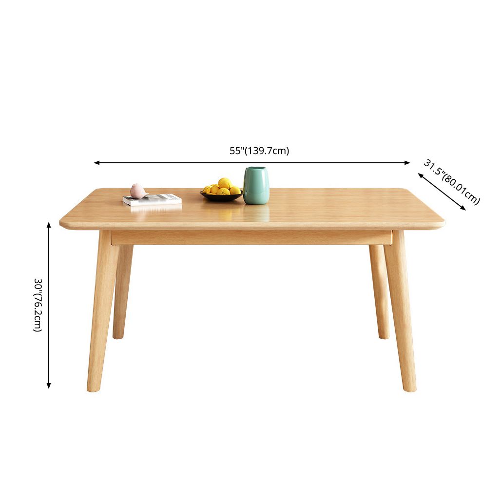 Contemporary Style Dining Room Set with Solid Wood Dining Table and Chairs Clearhalo 'Dining Room Sets' 'Dining Tables & Seating' 'dining_room_set' 'furn' 'furn_dining_room_set' 'Furniture' 'furniture_dining_room_set' 'Kitchen & Dining Furniture' 'kitchen&dining_furn' 'kitchen' 1200x1200_79c09388-8b58-442e-84c5-d2507ae59992
