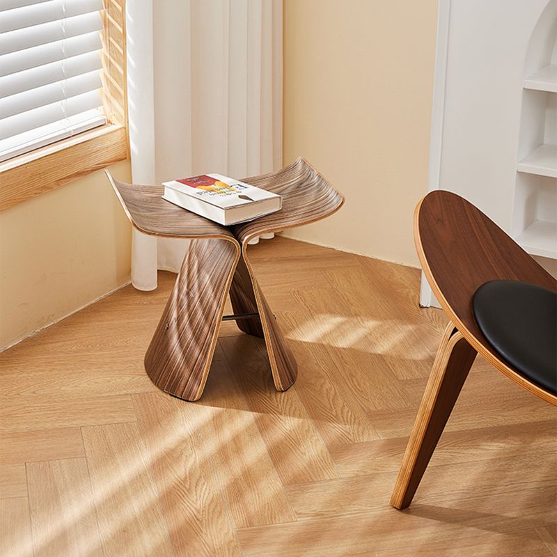 15.7 "Table de caballete de altura Mesa lateral de madera maciza escandinava