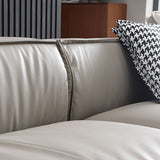 25.59" H Square Arm Modern Sofa with Tight Back Brown Sofa for Living Room Clearhalo 'furn' 'furn_sofas' 'Furniture' 'furniture_sofas' 'kitchen' 'kitchen_sofas' 'Living Room Furniture' 'Sofa' 'sofas' 1200x1200_79c49959-f0ea-4262-aece-7056eaaf3c5c