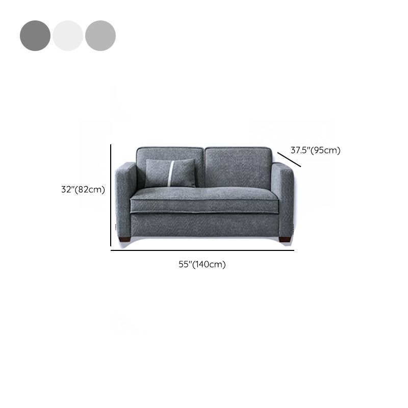 37" Wide Scandinavian Sofa Futon Foldable Upholstered Sleeper Sofa Clearhalo 'furn' 'furn_futons' 'Furniture' 'Futons & Daybeds' 'Futons' 'Living Room Furniture' 1200x1200_79c74f93-312d-4ecd-b4b9-ce0aa8e590f5
