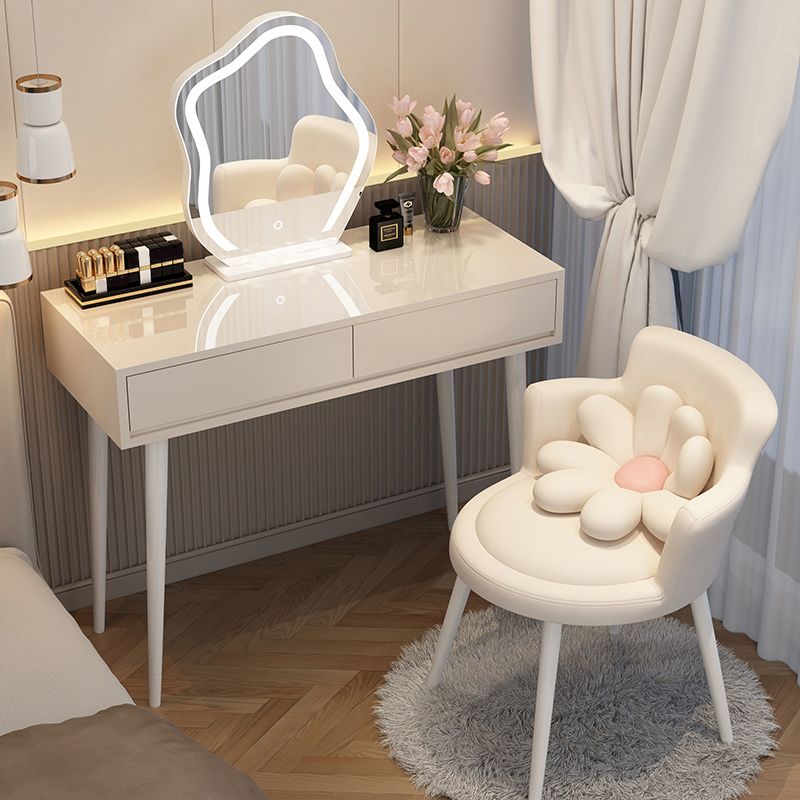 Removable Makeup Counter Wooden Vanity Dressing Table with Drawer