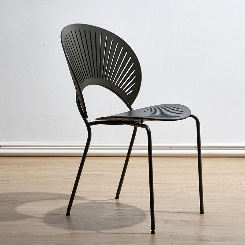 Metal Industrial Kitchen Dining Room Side Chair Open Back Chair Clearhalo ' kitchen&dining_furn' 'Dining Chairs' 'Dining Tables & Seating' 'dining_chair' 'furn' 'furn_dining_chair' 'Furniture' 'furniture_dining_chair' 'Kitchen & Dining Furniture' 'kitchen' 1200x1200_79c8aa72-915a-4da0-8baa-2c4e8042182c