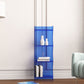 Contemporary Closed Back Bookshelf Acrylic Shelf Bookcase with Shelves Clearhalo 'Bookcases' 'furn' 'furn_bookcases' 'Furniture' 'Office Furniture' 1200x1200_79c9fa52-0019-4cff-9532-b62d05422b4b