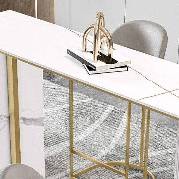 Tavolo da bar moderno Tavolo da pranzo in pietra sinterizzata per cucina soggiorno