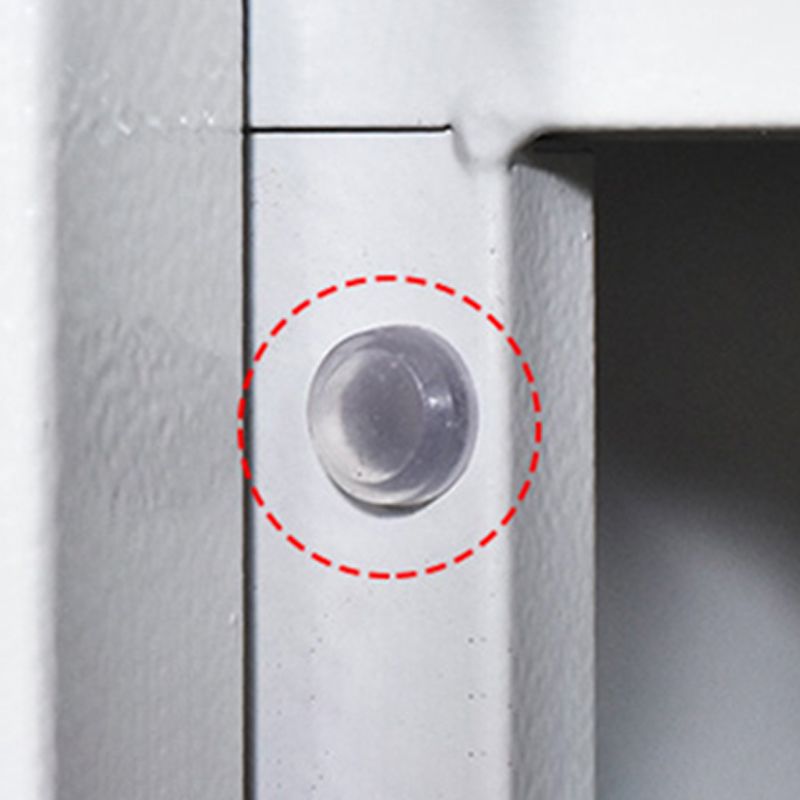 Scharnierende garderobe armoire eigentijdse metalen opbergkast voor thuis