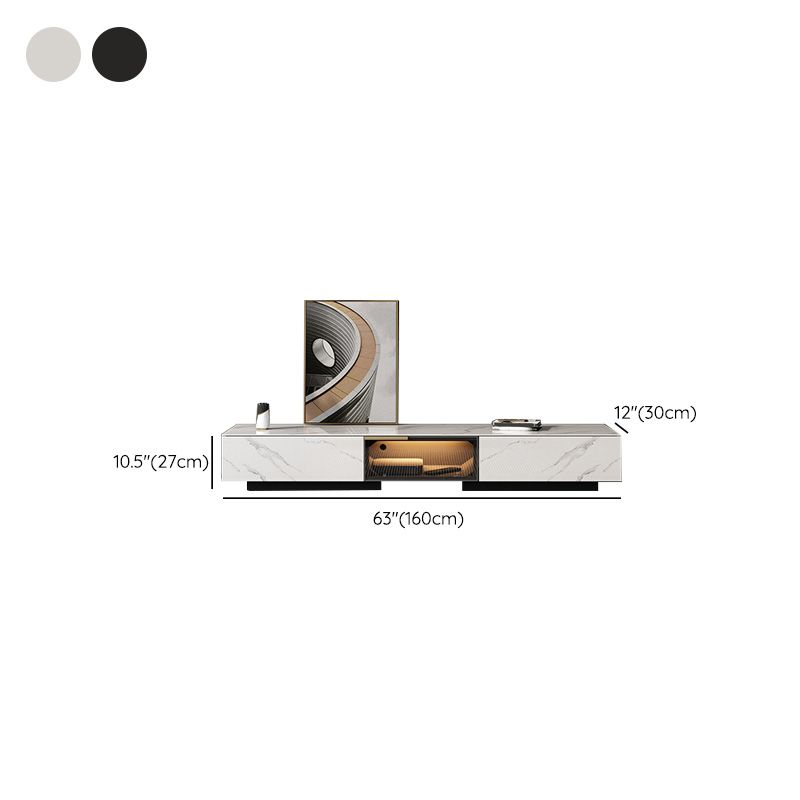 Stone TV Stand Console Contemporary Media Console with Drawers Clearhalo 'furn' 'furn_tv_stands_entertainment_centers' 'Furniture' 'Living Room Furniture' 'TV Stands & Entertainment Centers' 'TV Stands & Media Storage Furniture' 'tv_stands_entertainment_centers' 1200x1200_79ce342e-dd90-409a-a33c-0f865c8a94c3