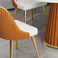 Table à manger ronde contemporaine, plateau en pierre frittée blanche, guéridon pour la maison