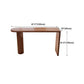 Brown Wood Pub Table with Specialty Table Top Double Pedestal Table - 41.3" H Clearhalo 'Bar Furniture' 'Bar Tables' 'bar_tables' 'furn' 'furn_bar_tables' 'Furniture' 'furniture_bar_tables' 'Kitchen & Dining Furniture' 1200x1200_79d3707f-c55a-437f-bf0a-9a295ea431b9