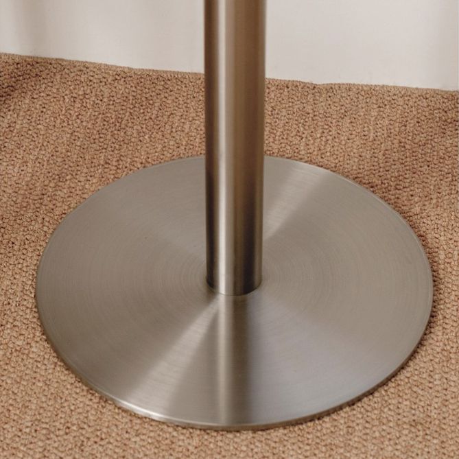 Metal Industrial Round Dining Table Steel Top Table with Pedestal Base Clearhalo 'Dining Tables & Seating' 'Dining Tables' 'dining_table' 'furn' 'furn_dining_table' 'Furniture' 'furniture_dining_table' 'Kitchen & Dining Furniture' 1200x1200_79d3f133-2936-444a-a822-584378a0b3ef