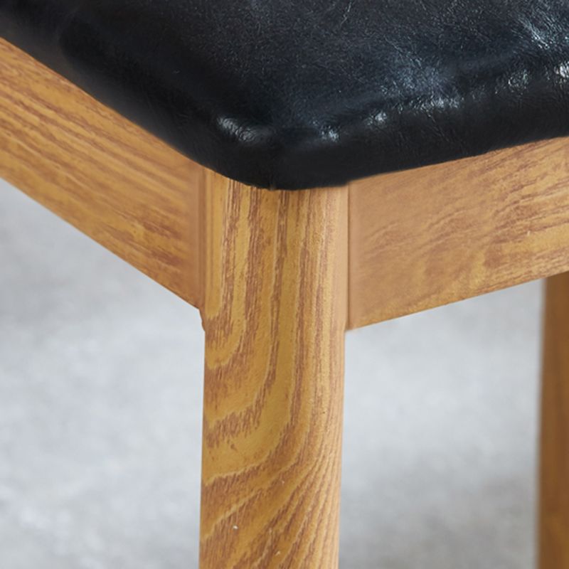 Contemporary Style Metal Kitchen Chairs Set Open Back Side PU Leather Chair Clearhalo ' kitchen&dining_furn' 'Dining Chairs' 'Dining Tables & Seating' 'dining_chair' 'furn' 'furn_dining_chair' 'Furniture' 'furniture_dining_chair' 'Kitchen & Dining Furniture' 'kitchen' 1200x1200_79d4e6d8-3397-40c5-8317-eb99aade6910