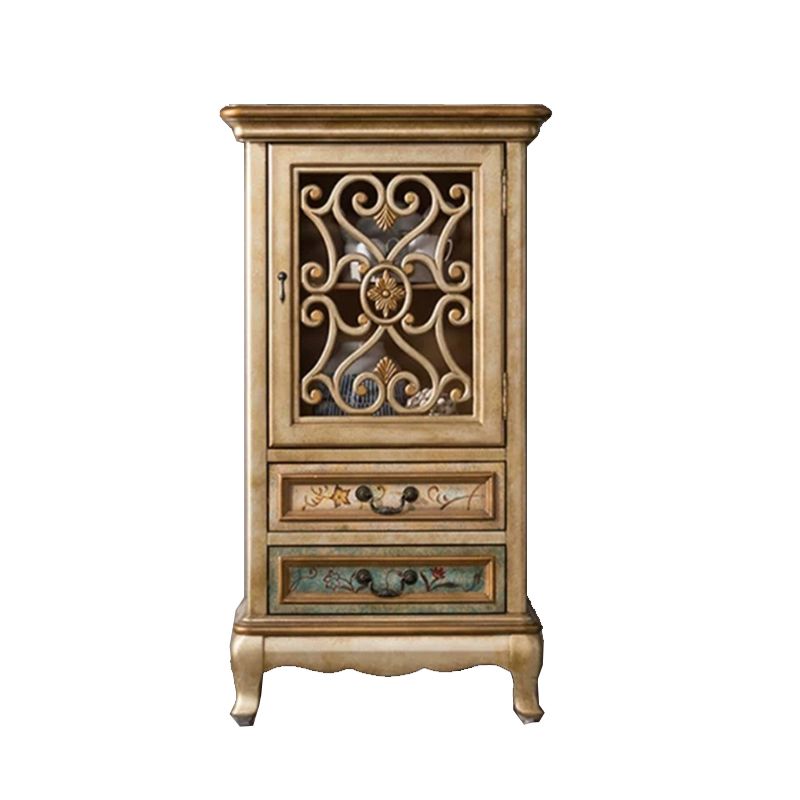 47.24"/61.02" Tall 1- Door Wooden Cabinet, Rectangle Accent Cabinet with Drawers Clearhalo 'Cabinets & Chests' 'cabinets_chests' 'furn' 'furn_cabinets_chests' 'Furniture' 'Living Room Furniture' 1200x1200_79d77c61-99ce-466a-a17a-4dd879473195