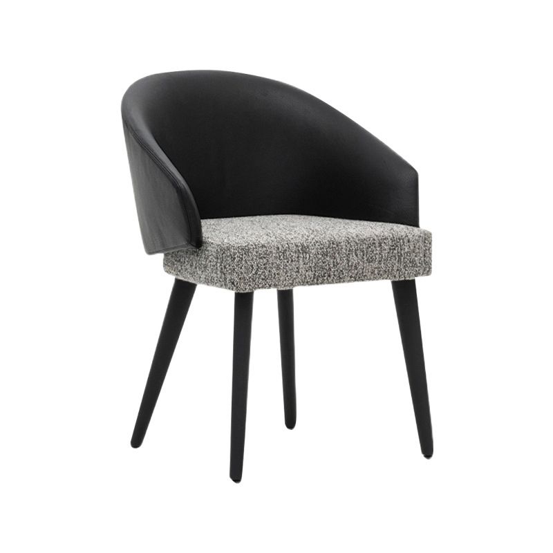 Sedia a braccio industriale in metallo sedia sala da pranzo solido sterzo per casa