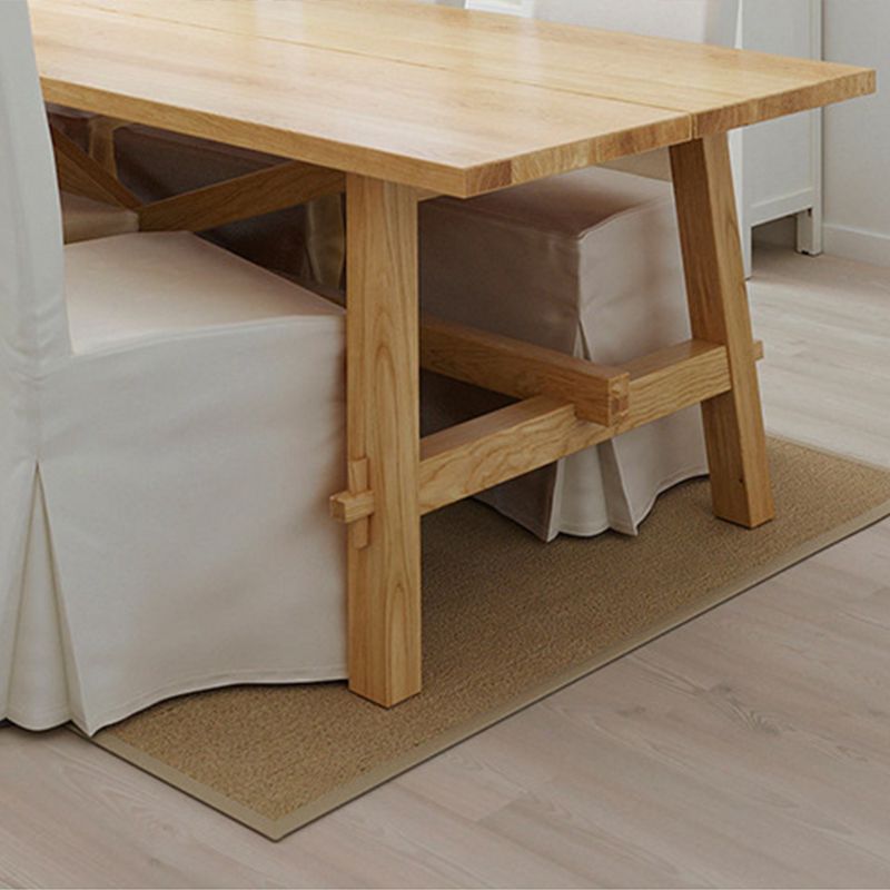 Contemporary Style Dining Table Solid Wood Rectangle Table for Home Kitchen Clearhalo 'Dining Tables & Seating' 'Dining Tables' 'dining_table' 'furn' 'furn_dining_table' 'Furniture' 'Kitchen & Dining Furniture' 1200x1200_79dc2d8a-9288-4ef2-800a-05af6dc4eb7a