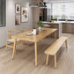 Modern 1/2/3/4/5/7 Pieces Dining Room Set Solid Wood Dining Table and Chairs Clearhalo 'Dining Room Sets' 'Dining Tables & Seating' 'dining_room_set' 'furn' 'furn_dining_room_set' 'Furniture' 'furniture_dining_room_set' 'Kitchen & Dining Furniture' 1200x1200_79dcff07-3173-43db-80cb-a741f7589274