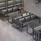 Industrial Sintered Stone Dinner Room Kitchen Table Black Sled Table for Dining Room Clearhalo ' dining_table' 'Dining Tables & Seating' 'Dining Tables' 'furn' 'furn_dining_table' 'Furniture' 'furniture_dining_table' 'Kitchen & Dining Furniture' 'kitchen&dining_furn' 'kitchen' 'kitchen_dining_table' 1200x1200_79dd2f19-f5d7-4045-a9dc-27d0db58c8d4