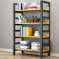 Modern Style Bookshelf Black Frame and Wood Bookcase for Office Clearhalo 'Bookcases' 'furn' 'furn_bookcases' 'Furniture' 'Office Furniture' 1200x1200_79df08d7-a770-40de-82cf-921d13baf0ac