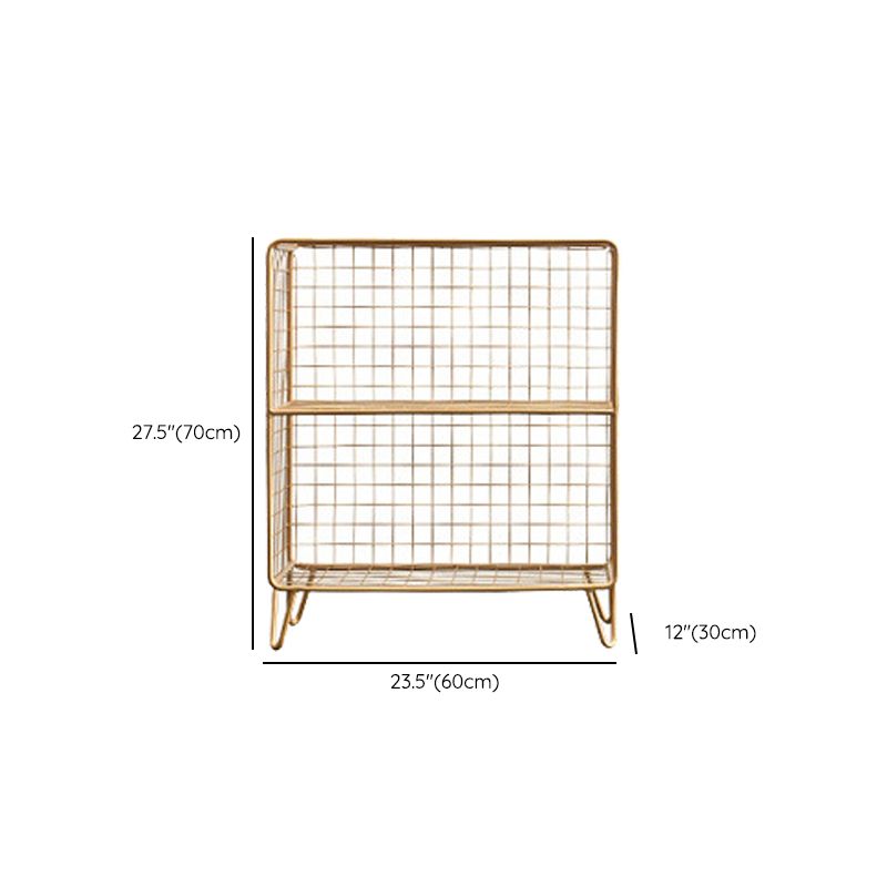 ベッドルーム用のメタルベッドナイトスタンドオープンストレージベッドサイドキャビネット