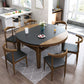 Contemporary Kitchen Dinner Table Solid Wood 4 Legs Dining Table