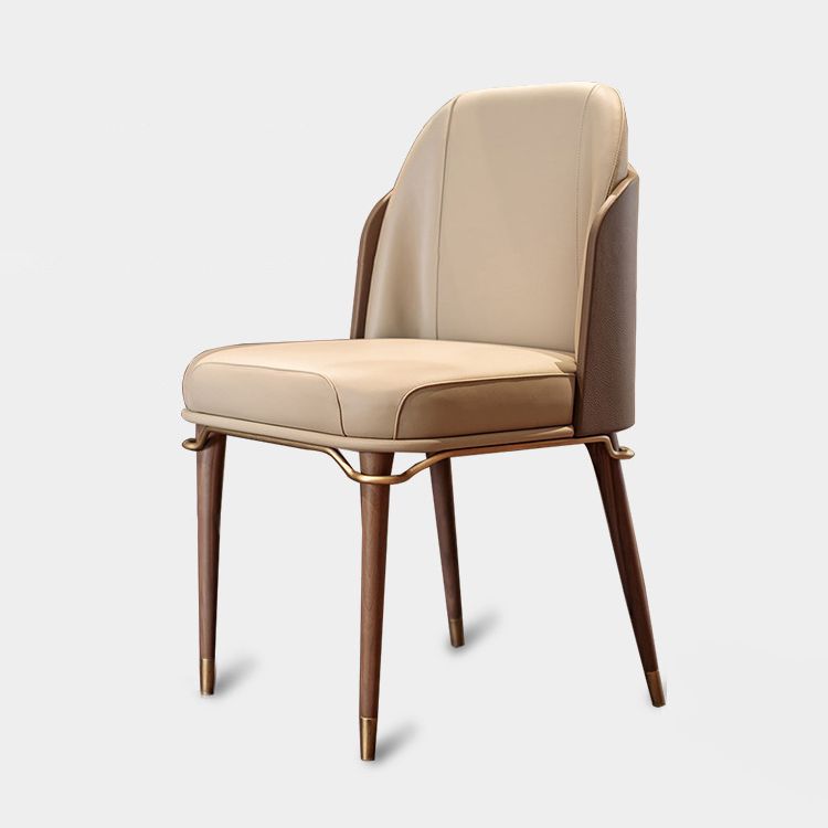 Wooden Contemporary Indoor Dining Side Chair 20" Wide Solid Matte Finish Dining Chair Clearhalo ' kitchen&dining_furn' 'Dining Chairs' 'Dining Tables & Seating' 'dining_chair' 'Furniture' 'furniture_dining_chair' 'Kitchen & Dining Furniture' 'kitchen' 1200x1200_79e44987-2c3c-440d-8ab0-f7882280d81e