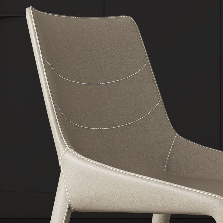 Contemporary Style Metal Chairs Dining Armless Chairs for Kitchen Clearhalo 'Dining Chairs' 'Dining Tables & Seating' 'dining_chair' 'furn' 'furn_dining_chair' 'Furniture' 'furniture_dining_chair' 'Kitchen & Dining Furniture' 1200x1200_79e6b373-93bb-4354-ab0d-7fda882196e3