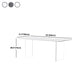Modern 1/2/5 Pieces Dining Set Acrylic Base Double Pedestal Dinette Set Clearhalo 'Dining Room Sets' 'Dining Tables & Seating' 'dining_room_set' 'furn' 'furn_dining_room_set' 'Furniture' 'Kitchen & Dining Furniture' 1200x1200_79e89f85-e706-4d3c-a4d6-a51efe5b03b0